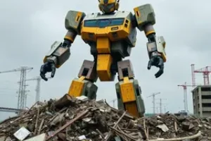 robô gigante Fukushima