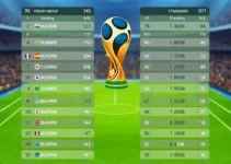 classificação dos grupos da Copa do Mundo