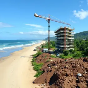 obras com padrão lixo zero