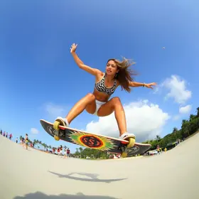 Rayssa Leal SLS Rio Takeover